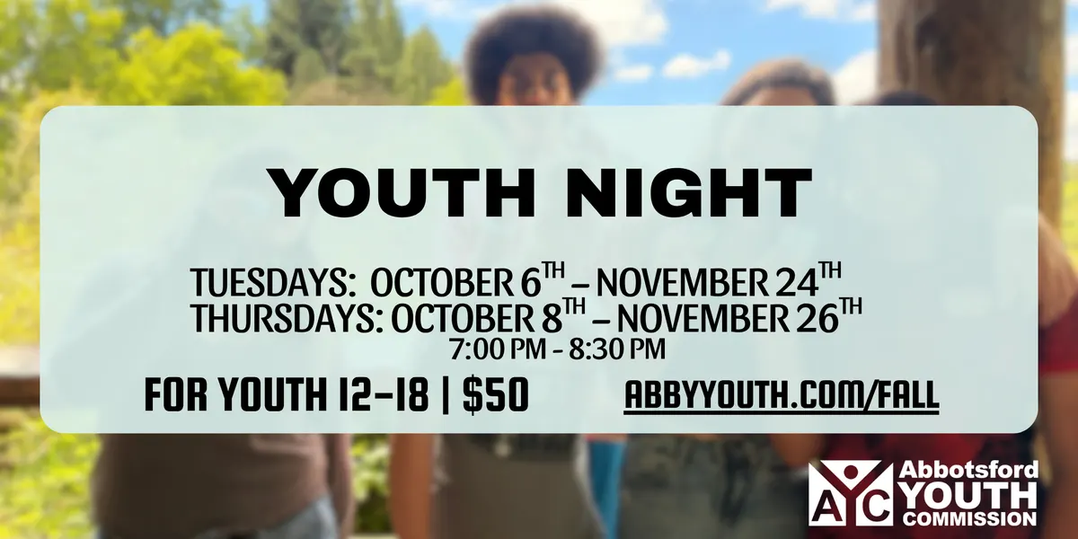 Fall 2026 Youth Night (Tuesdays)